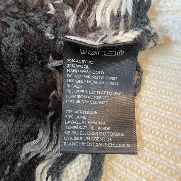 URBAN OUTFITTERS BDG OVERSIZED FAIR ISLE NORDIC WOOL BLEND KNIT SWEATER SMALL - Picture 10 of 10